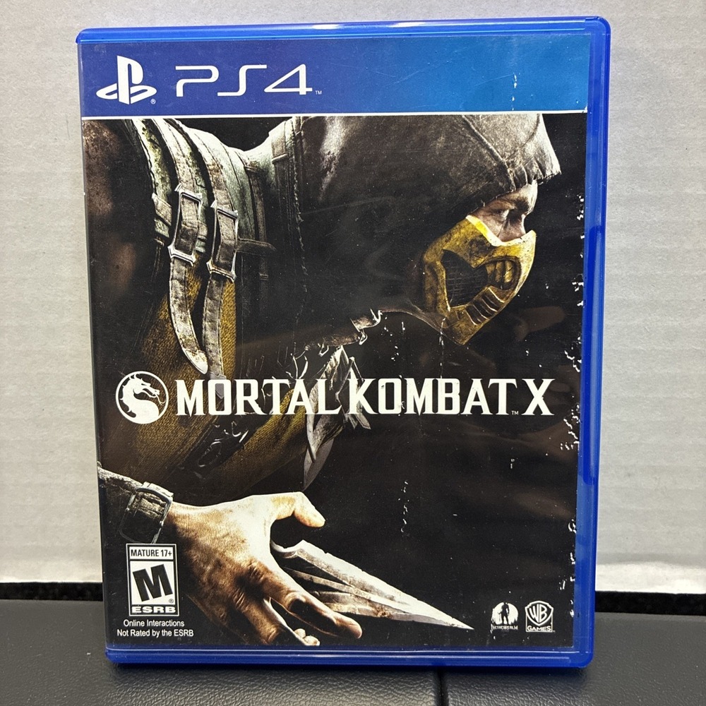 Mortal Kombat X Sony Playstation 4 PS4 Video Game 2015